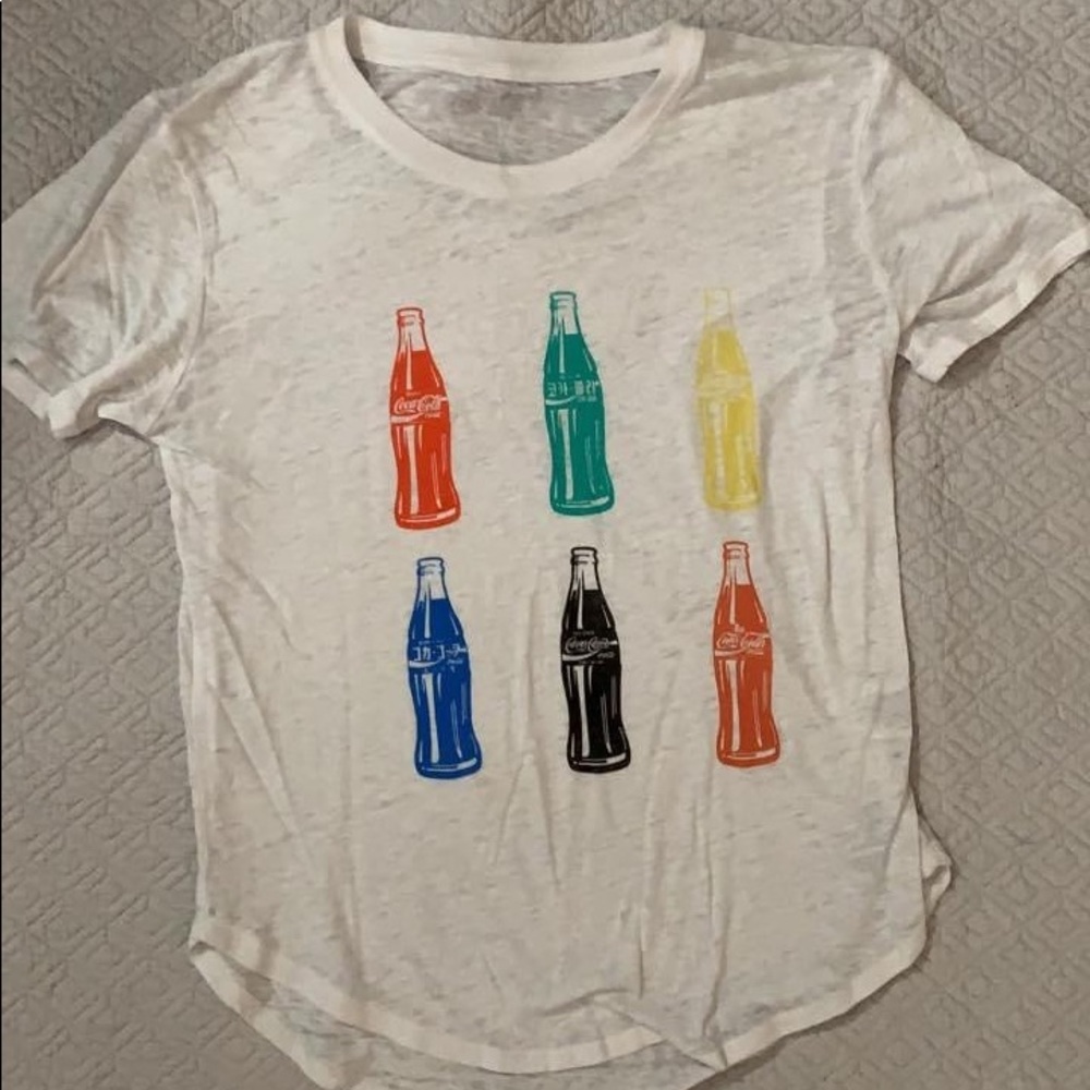 Coke bottle burnout tee M